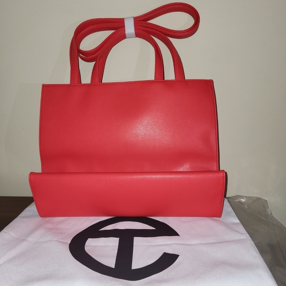 Telfar Medium Red Shopping Bag *Host Pick* - Picture 2 of 6
